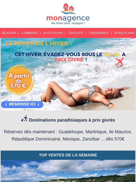 ❄️ Le Poker de l'hiver : Cet hiver, partez bien moins cher !
