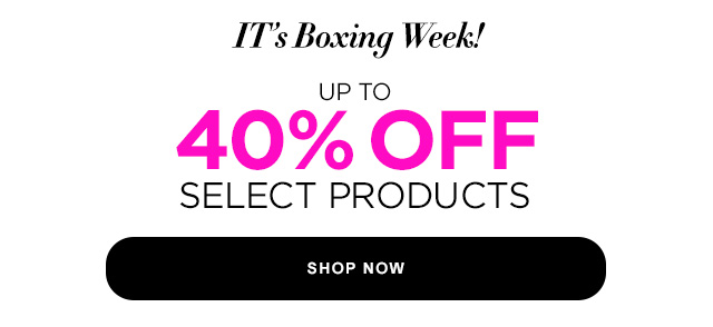 IT's Boxing Week!