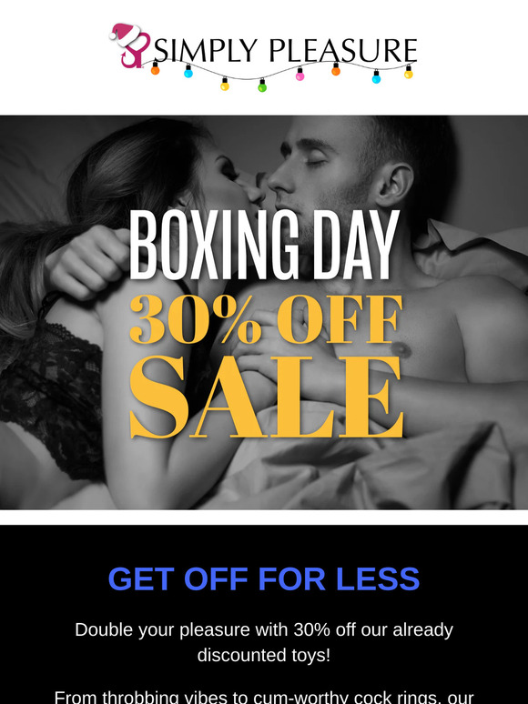 Climax into Boxing Day: 30% OFF All Sale Items!