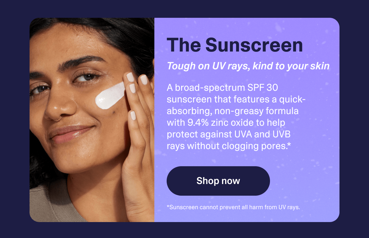 The sunscreen