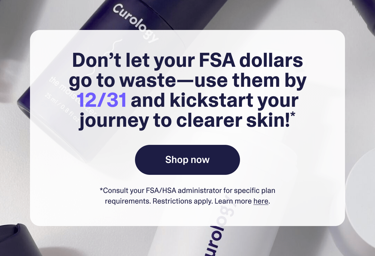 Don't let your fsa dollars go to waste. 
