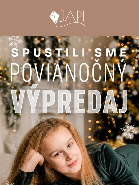 ✨ Spustili sme povianočný VÝPREDAJ