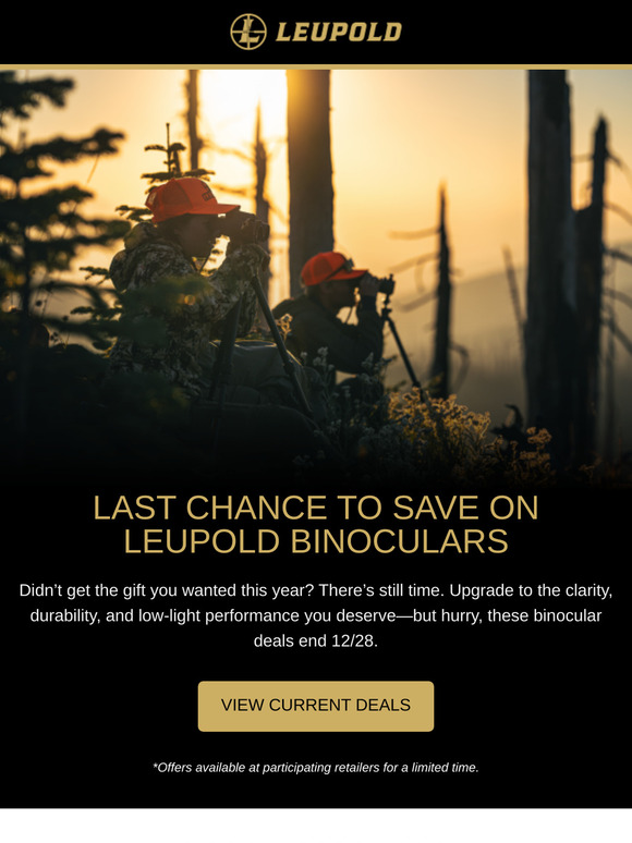 Got Gift Cash? Upgrade Your Binos Before 12/28