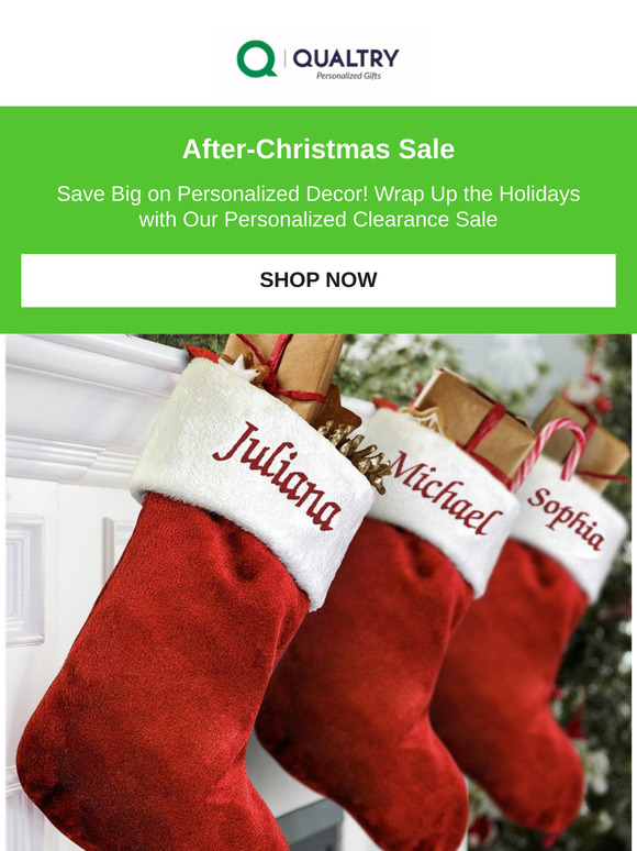 🛍️ Stock Up Now: Personalized Holiday Favorites on Clearance!