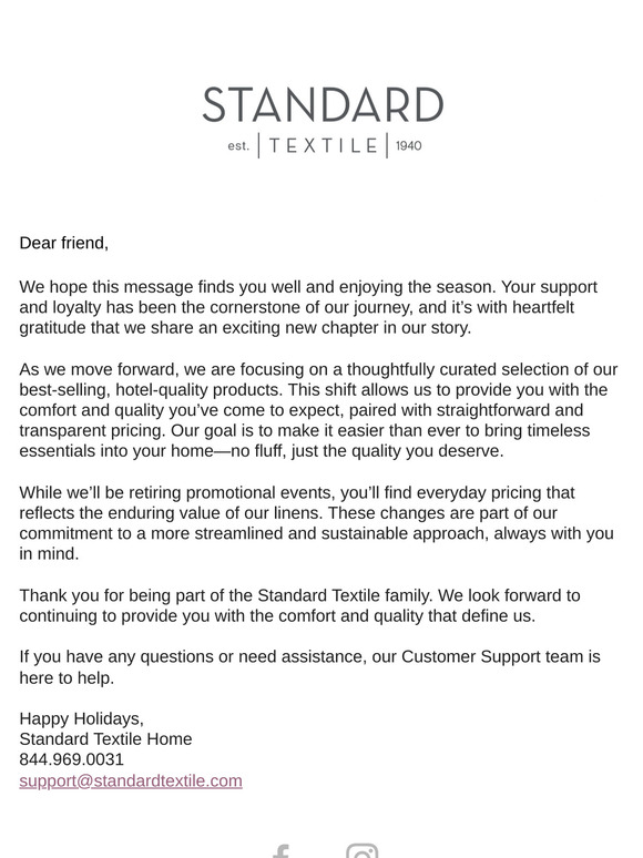 A New Chapter at Standard Textile Home