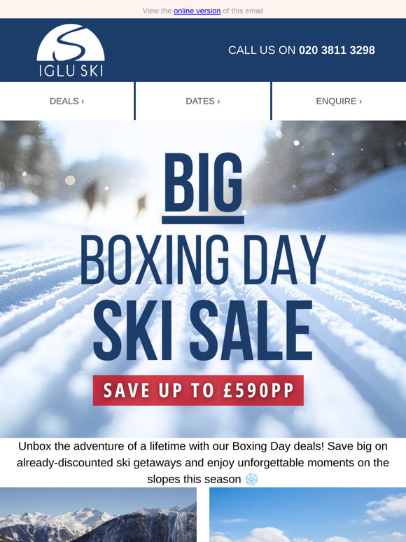 Boxing Day Sale: Up to £510pp Off Holidays – Unwrap Amazing Savings! 🎿🎁