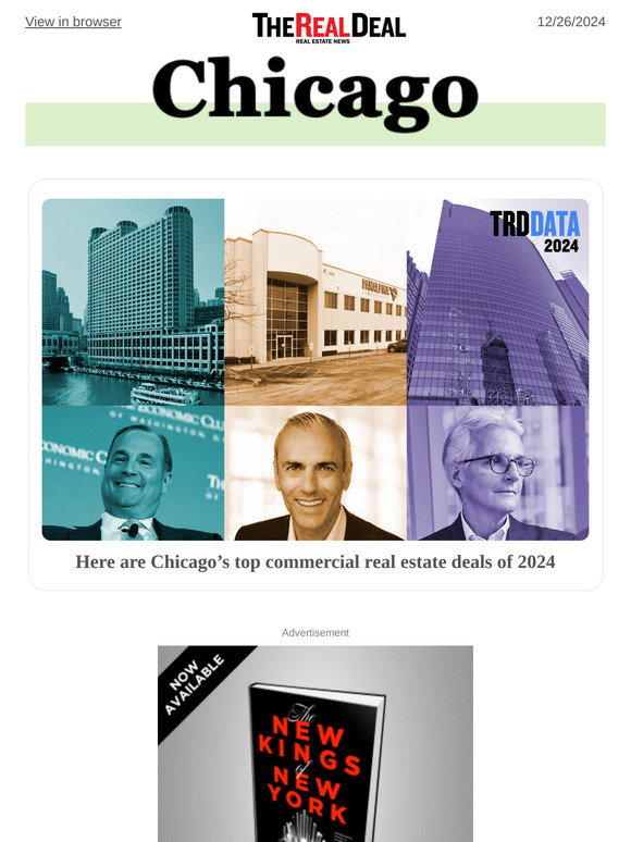 The Real Deal: Chicago’s top commercial real estate deals of 2024; Cary ...