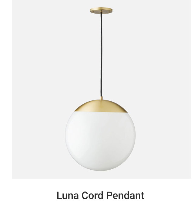 Luna Cord Pendant