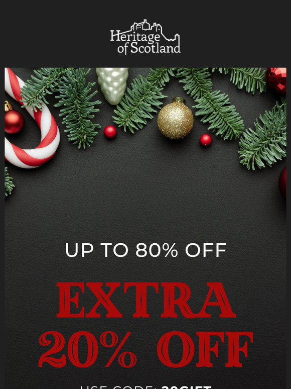 🎁 BOXING DAY BONANZA: SAVE EXTRA 20%!