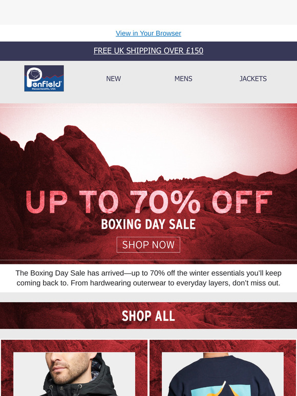 The Boxing Day Sale Is Here