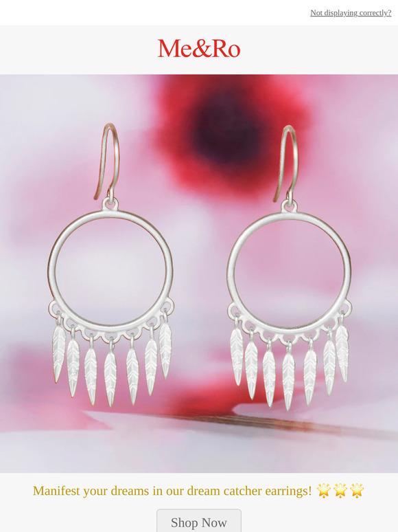 Silver Dream Catcher Earrings