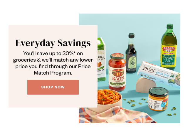 Everyday Savings. Shop Now.