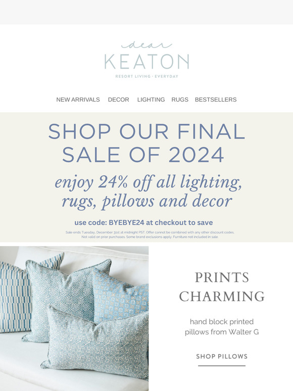 Our Last Sale of 2024 ✨