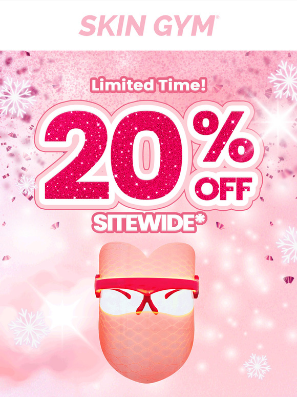 20% off sitewide 🎆 Start the new year with flawless skin