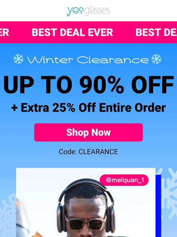 CLEARANCE: Up To 90% Off + Extra 25% Off Entire Order🔥🔥🔥