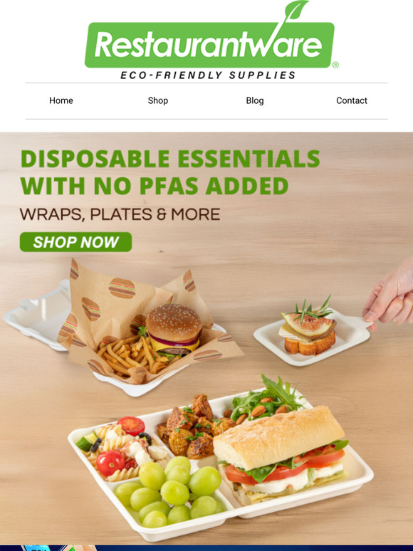 Safe, Sustainable, & No PFAS Added Take Out Essentials🍃