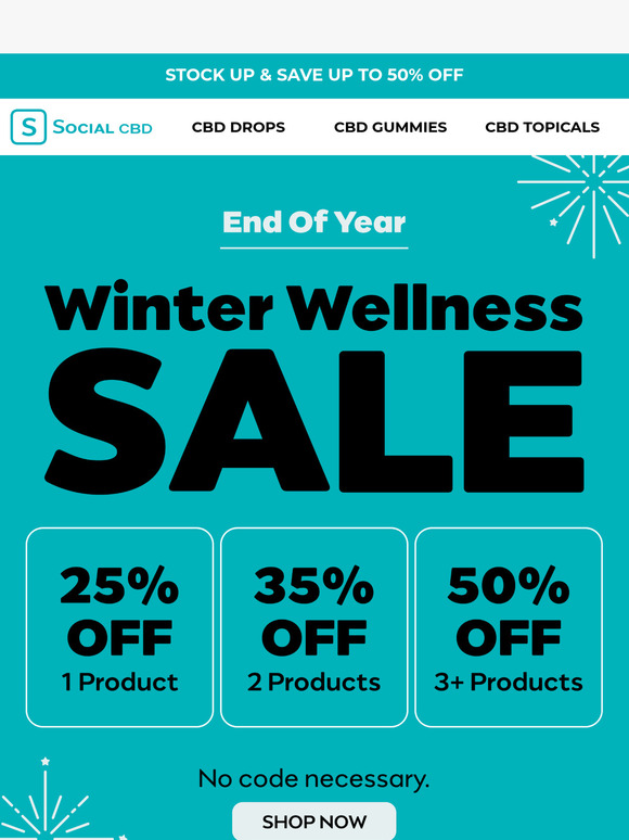Winter Wellness Sale Starts NOW 🌟
