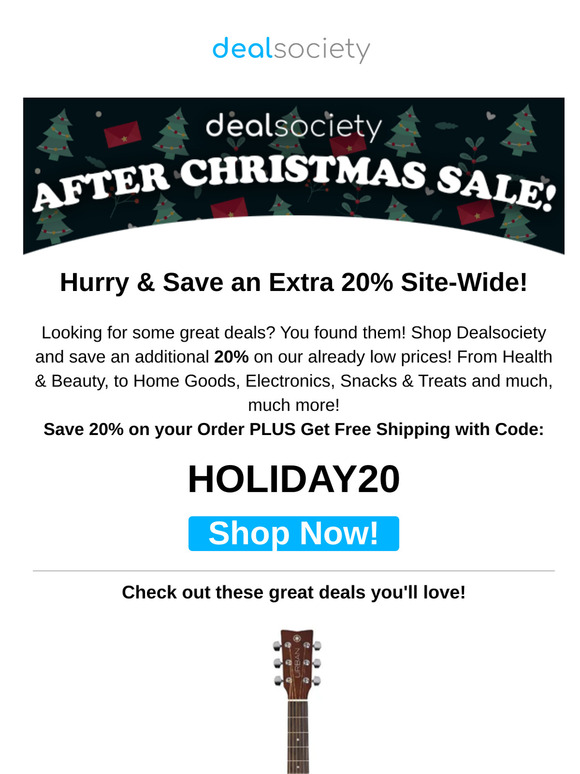 Come See These After Christmas Deals!
