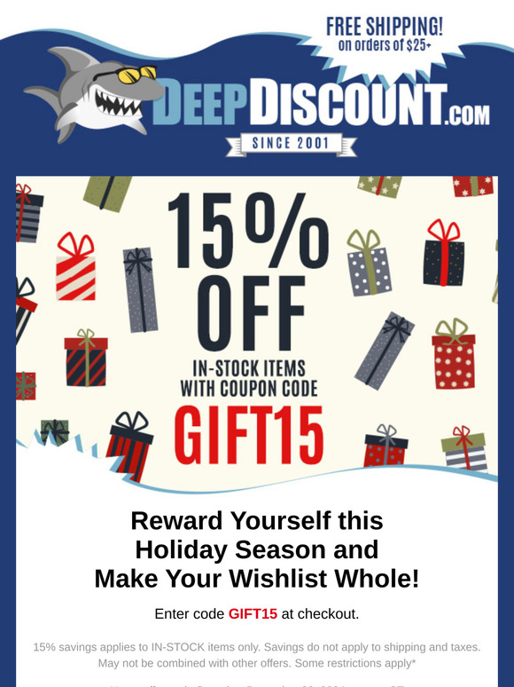 You've Earned a 15% Off Coupon!