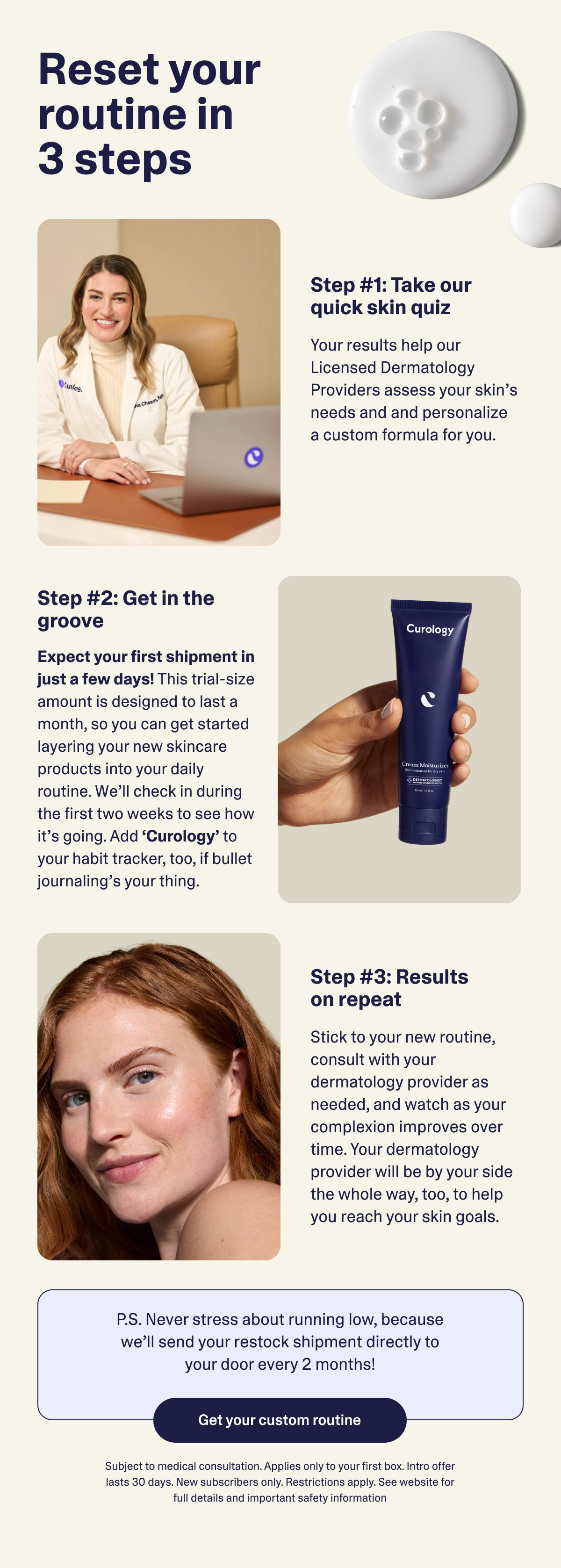 Reset your routine in 3 steps