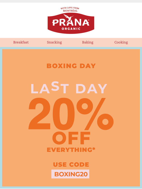 Last chance: 20% off ends tonight!