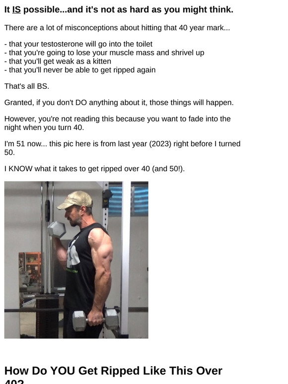 FitStep: Getting ripped after 40... | Milled