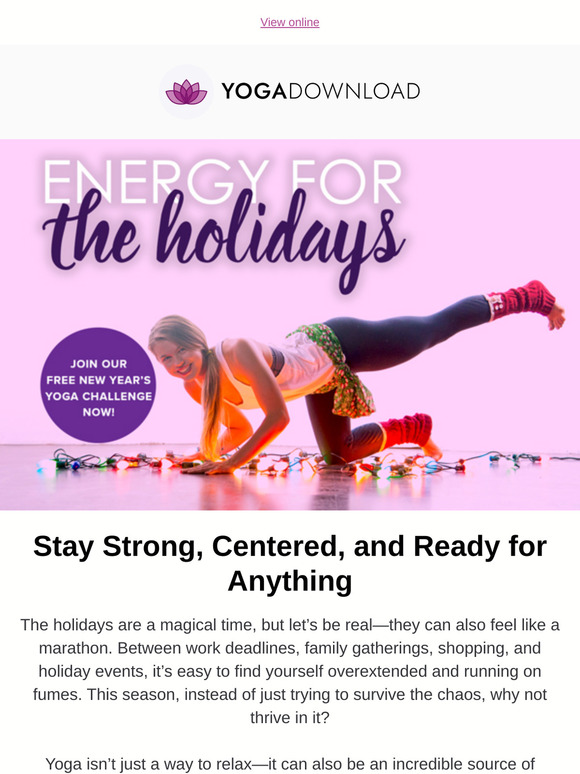 ⚡Need a Recharge, —? | FREE Yoga Challenge!