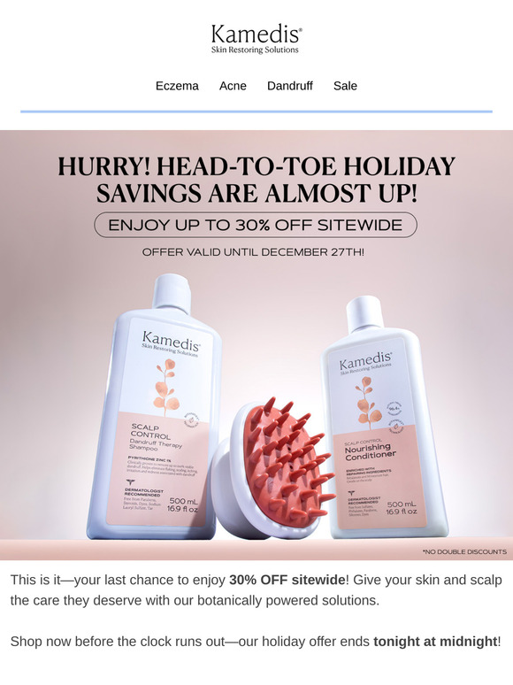 🎁 Your Gift to Healthy Skin: 30% Off All Products!