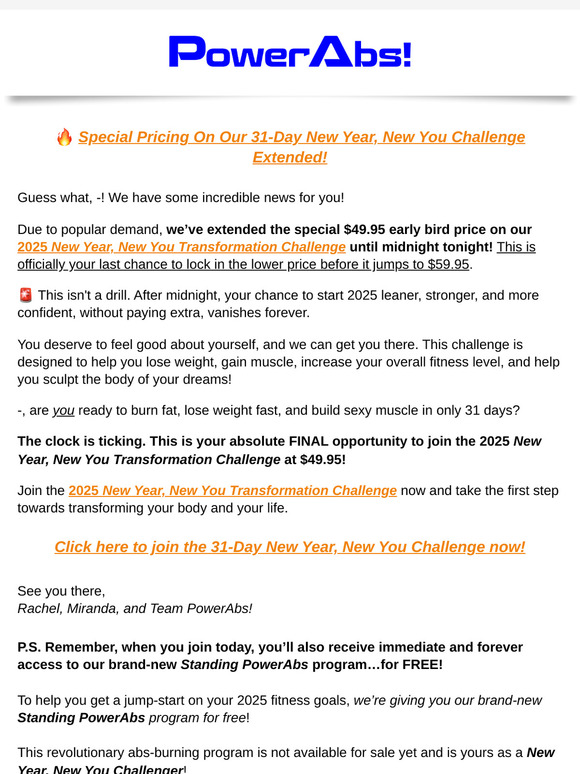 By Popular Demand: Special Pricing Extended