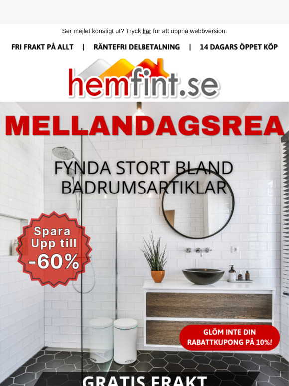 Mellandagsrean på Badrum 🛁