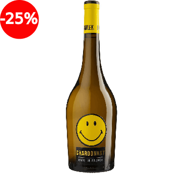 Вино сухе біле Smiley Wines Chardonnay 0,75 л