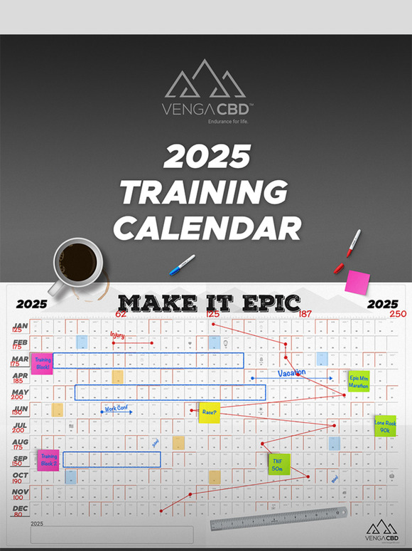 📆 Hello 2025! FREE Training Calendar for 2025