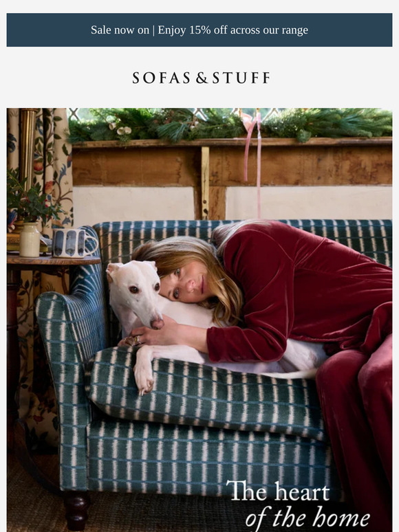 15% off made-to-order sofas – your home, your story