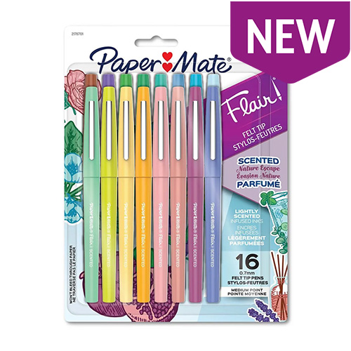 Paper Mate® Flair Scented Felt-Tip Pens - Nature Escape - Set of 16 