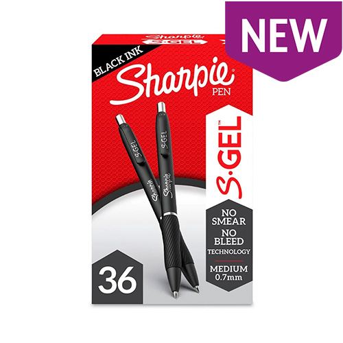 Sharpie® S-Gel Black Gel Pens 