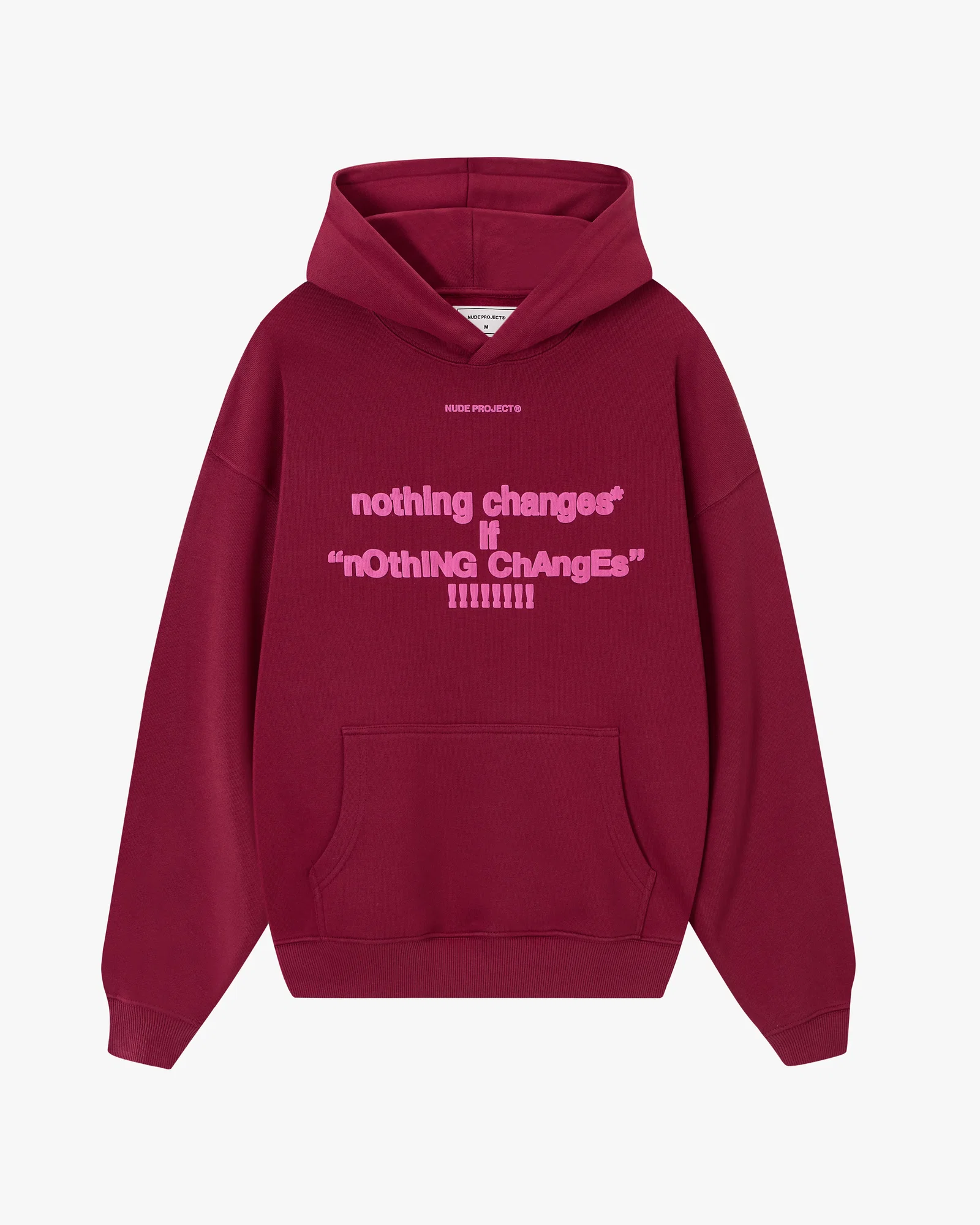 Image of fActs?* HOODIE BURGUNDY