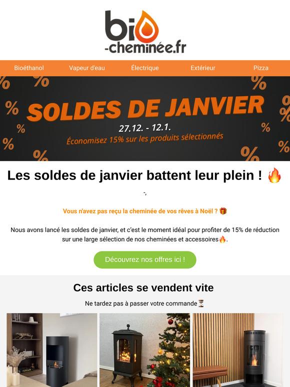 Les soldes de janvier ont commencé ! 🔥