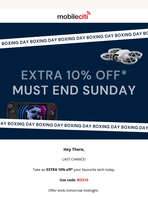 ⏰ 10% off storewide ends soon!