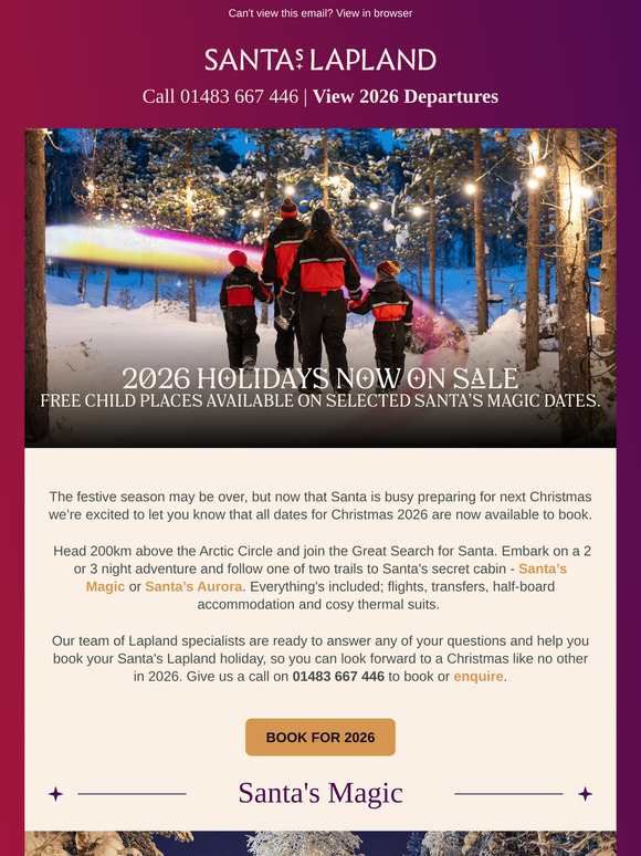 2026 holidays on sale!