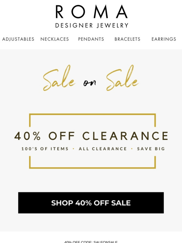 💋 Don't miss! 40% Off Clearance Blowout!