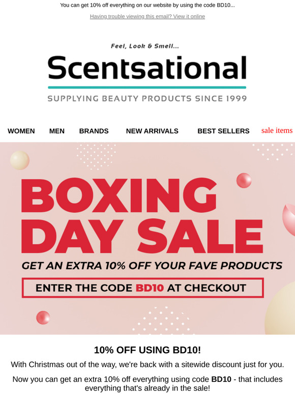 10% Off Everything Now Live!