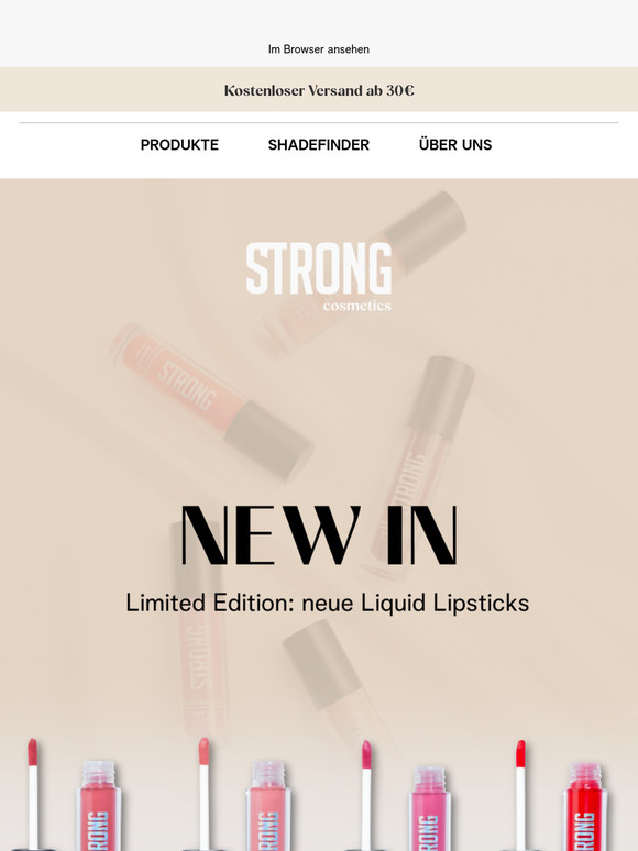 💋 BRANDNEU! STRONG Liquid Lipsticks – Deine neuen Lieblingsfarben! ✨