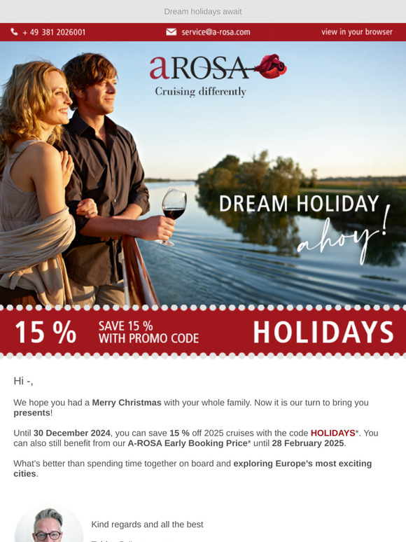 'Tis the season of river cruises! 🎅