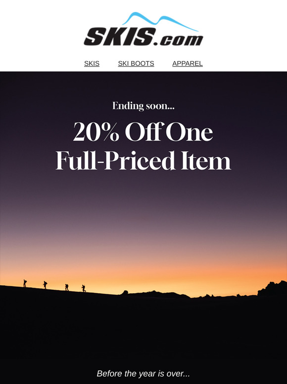 End 2024 with 20% Off