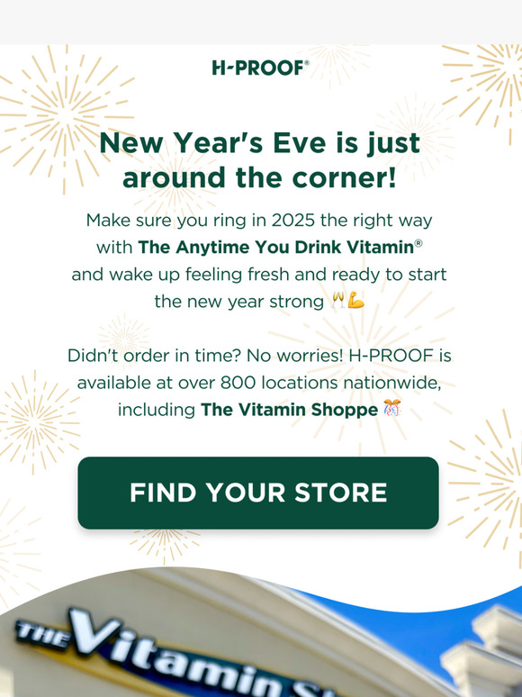 Need H-PROOF for New Year's Eve?