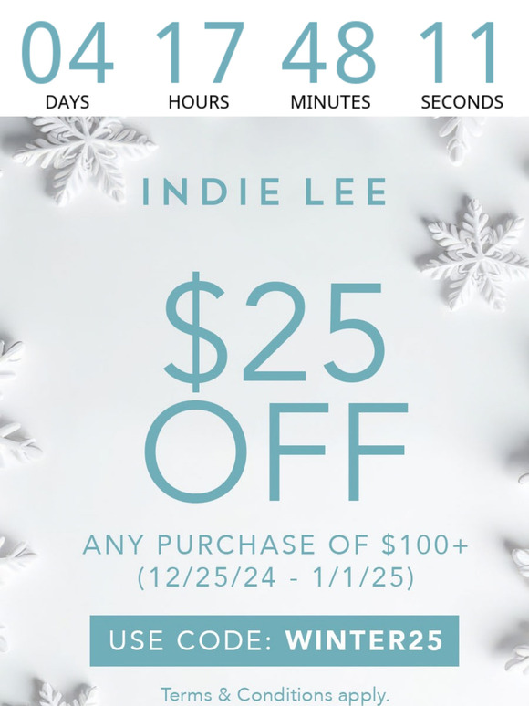 Ending Soon ⚠️: $25 OFF Orders $100+