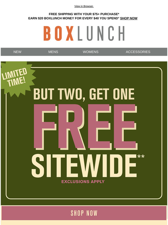 Weekend plans? Shopping this sitewide sale!