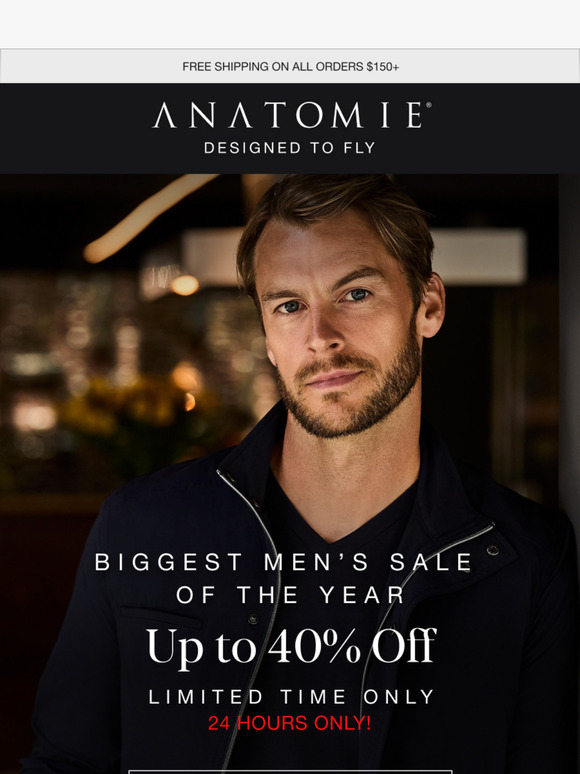 BIGGEST Men's Sale of the Year: Up to 40% Off