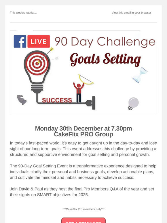 Set Goals with Our 90 Day Challenge