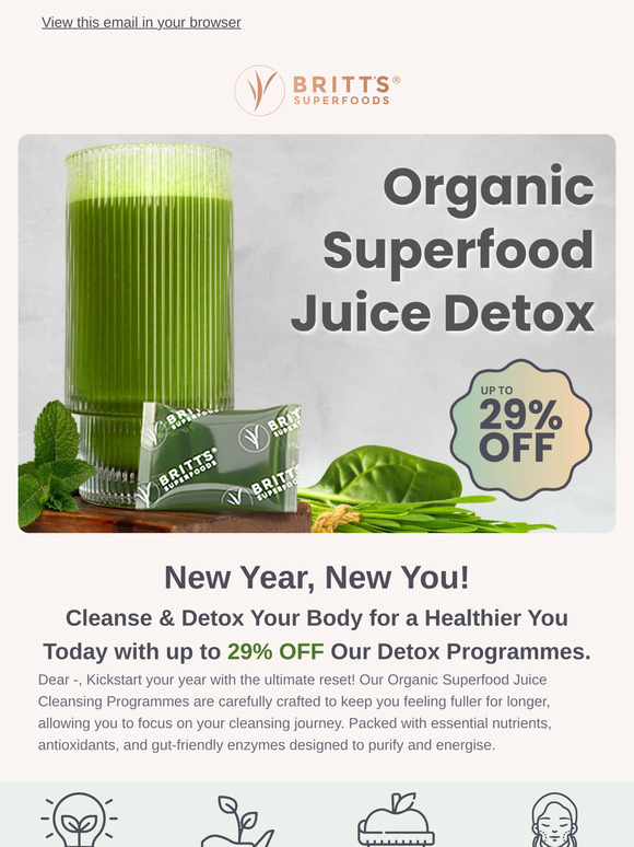 🎉 New Year, New You! Save Up to 29% on Superfood Cleansing